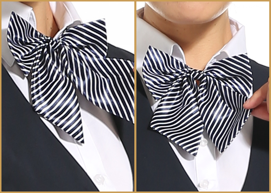 女士職業(yè)裝領結